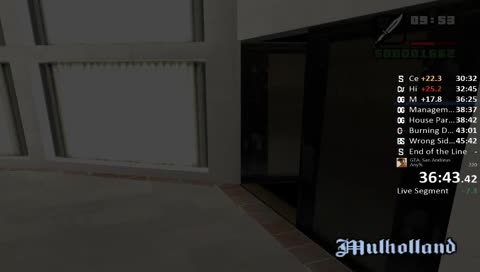 random segment race with a random game speedrunner