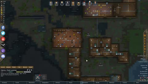 [FR - Waiteur] Je reprend ma petite partie ou presque sur RimWorld 