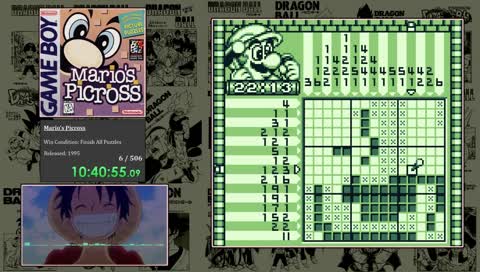 #6 Mario's Picross  -  Nintendo Game Boy (One Game At A Time)