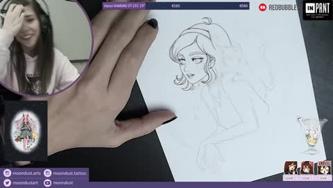  ☾ [ENG/ESP] Ink & watercolors · SABRINA ☾