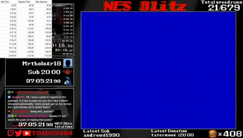 NES Blitz | Game #22 & #23 | Mike Tyson's Punch-Out!! | Goal: Sub 20:00 !NESBlitz !Blitzgoal !last