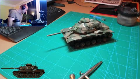 [CZ/ENG]  UHD webcam, 1/35 M60A3, Scale Model Club -painting