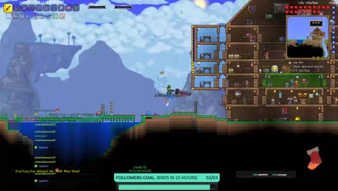 CO-OP Terraria w/ Mods GIVEAWAY @ 55 Followers - !tmods !discord 