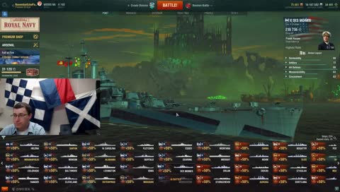 WoWS Gameplay: WG visit, Subs II, Roosevelt Cont.