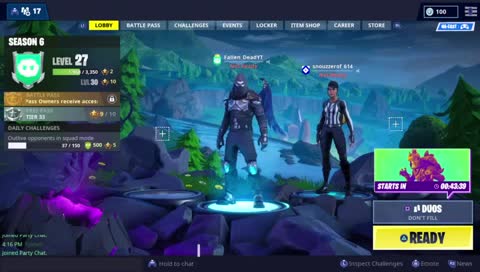 Fortnite is no fun :( // Use (!discord, !donate, !youtube)