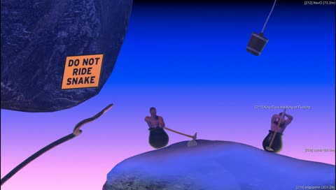 Joe doesn't even try to play Getting Over It