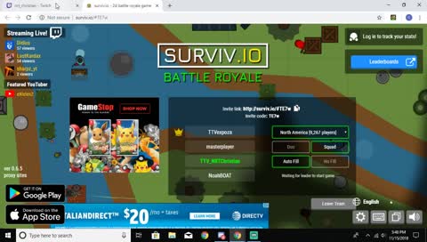 Surviv io... Wanna play just ask!