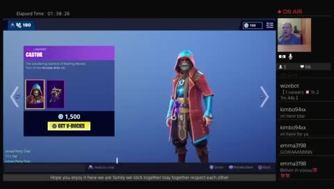 Welcome to the stream everyone playing fortnite
