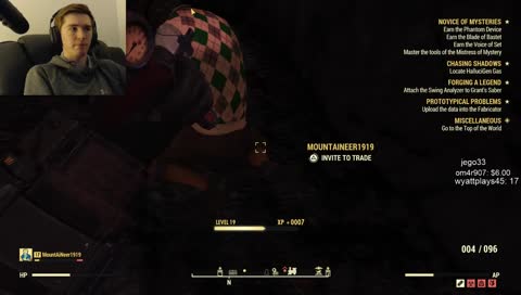 Fallout 76, Doing Thingy Things