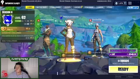PLAYING WITH FOLLOWERS || GIVING AWAY FREE V-BUCKS THIS SUNDAY || !tourney !social !shoutout