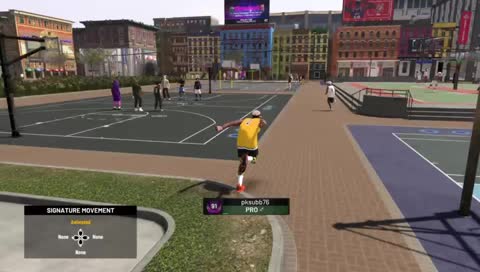 Carrying a trash can in park