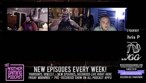 Not Another Gaming Podcast Ep: 102 - Come Hang
