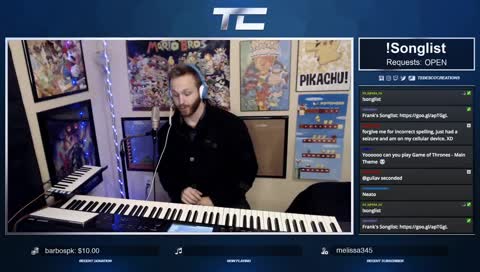 Piano time! Taking some requests