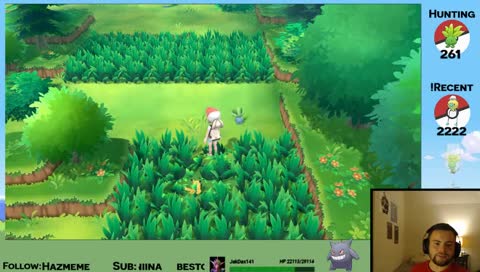 Let's Go Oddish! Shiny Badge Quest! Interactive Stream!