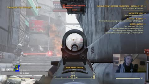 Fallout 76 | handsome man brings entertainment and joy to those who view him