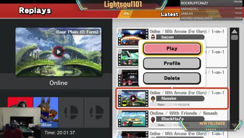 Smash 4 Grind. For Glory matches, 1v1s and watching replays. Swing by and say hi.