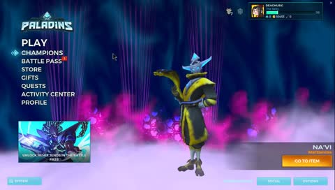 Paladins 1.8 Esports drops and playing test maps