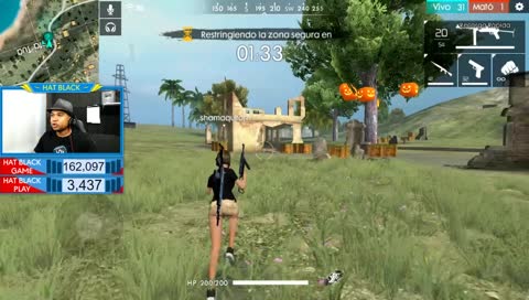 FREE FIRE - ¡RANKED EN DIRECTO! - Región EUROPA - HAT BLACK