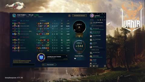 Playing league (support main/coach) (NOR/ENG)