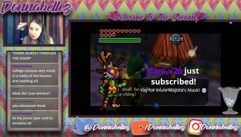 Donnabellez plays Majora's Mask!!!