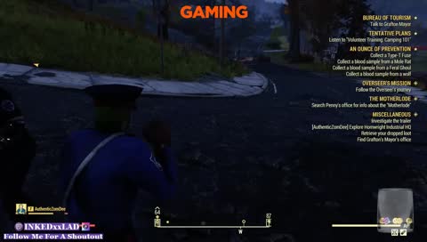 Watch Fallout 76 Live with INKEDxxLAD