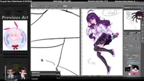 REDRAWING OLD ART = POSITIVITY