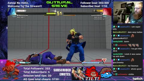 SILVER RANK AKUMA/DHALSIM CASUALS & TWITCH BATTLE LOUNGE [!BL] | Street Fighter V (EP. 190)