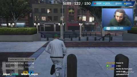 GTA RP FUN Feat Myqa & Rocky [150 subs = LIVE 24H !]