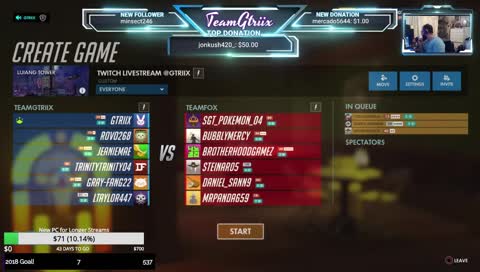 Playing with viewers!  | Giveaway at 500 Follows! Twitter and IG @Gtriix