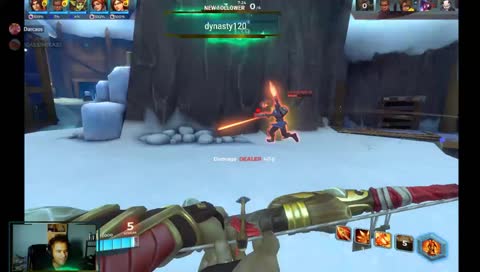 Probando paladins por primera ves con mi friend <3