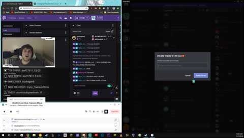 [LAST STREAM] Come and chill, ask questions, then watch me delete my Discord server