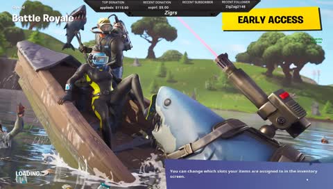 Playing Fortnite with viewers!