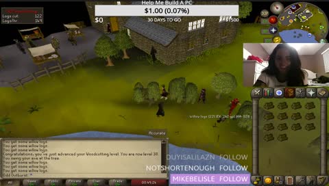 Slashing willows and drinking POGGERS | !discord | !snapchat