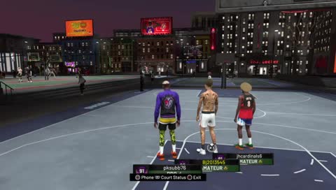 Carrying a trash can in park