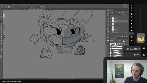 [FR/ENG] Draw 100 Something - Golem