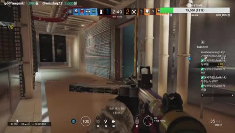 [생][레인보두식스:시즈]3일차 뭔겜이 이리어렵냐..... 나도 킬하고싶따!! 훈수환영/레식