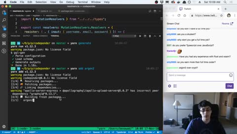 Coding React/GraphQL #24hrstartup