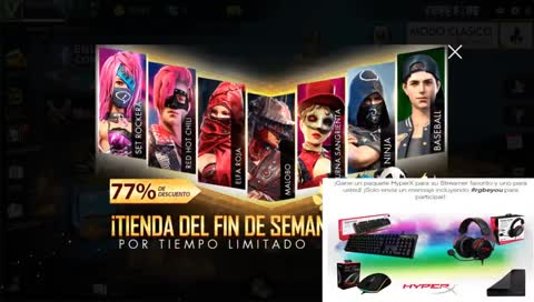 ¿Jugamos Free Fire? - [Gana perifericos GAMER] !Loots | @demian96v IG&TW