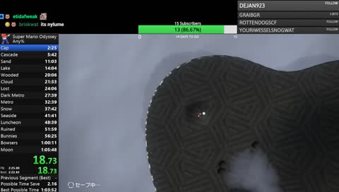 Any% Runs for 1:04