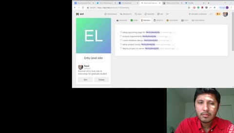 Building Entry level Jobs & Internships board in #24hrstartup