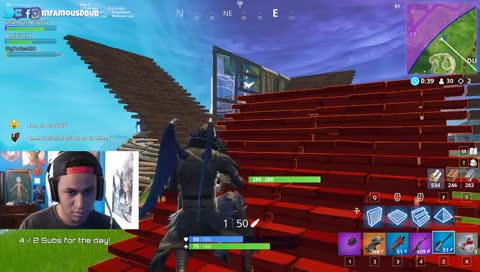 🔴🦇FORT WITH VIEWERS🦇🔴 // !announcement !Sub !Donate 54/55 SUBS