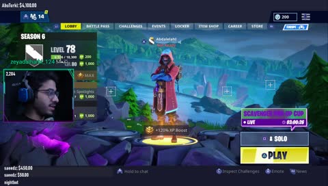 حياكم الله نطقطق فورتنايت