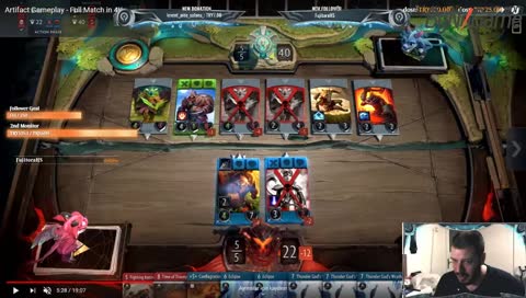 Artifact Sohbet / Kartlara ilk bakış !discord