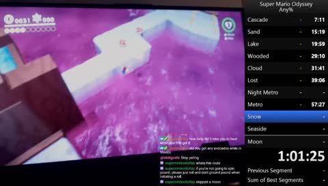 Odyssey any% for first PB