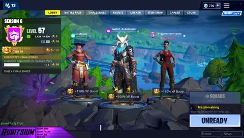 Early morning fortnite squads