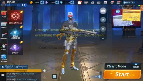creative destruction mobile US 