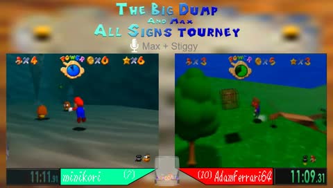 minikori vs Adam Ferrar64 | Big Dump All Signs