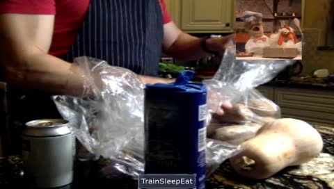 Thankgiving dinner prep: Turducken and more. Yep, stuffed chicken inside duck which is stuffed inside turkey.