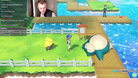 Let's Go Pikachu Playthrough - LLt. Surge and the S.S. Anne