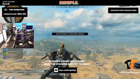 Disciple Official - Myro playing games wityh fans